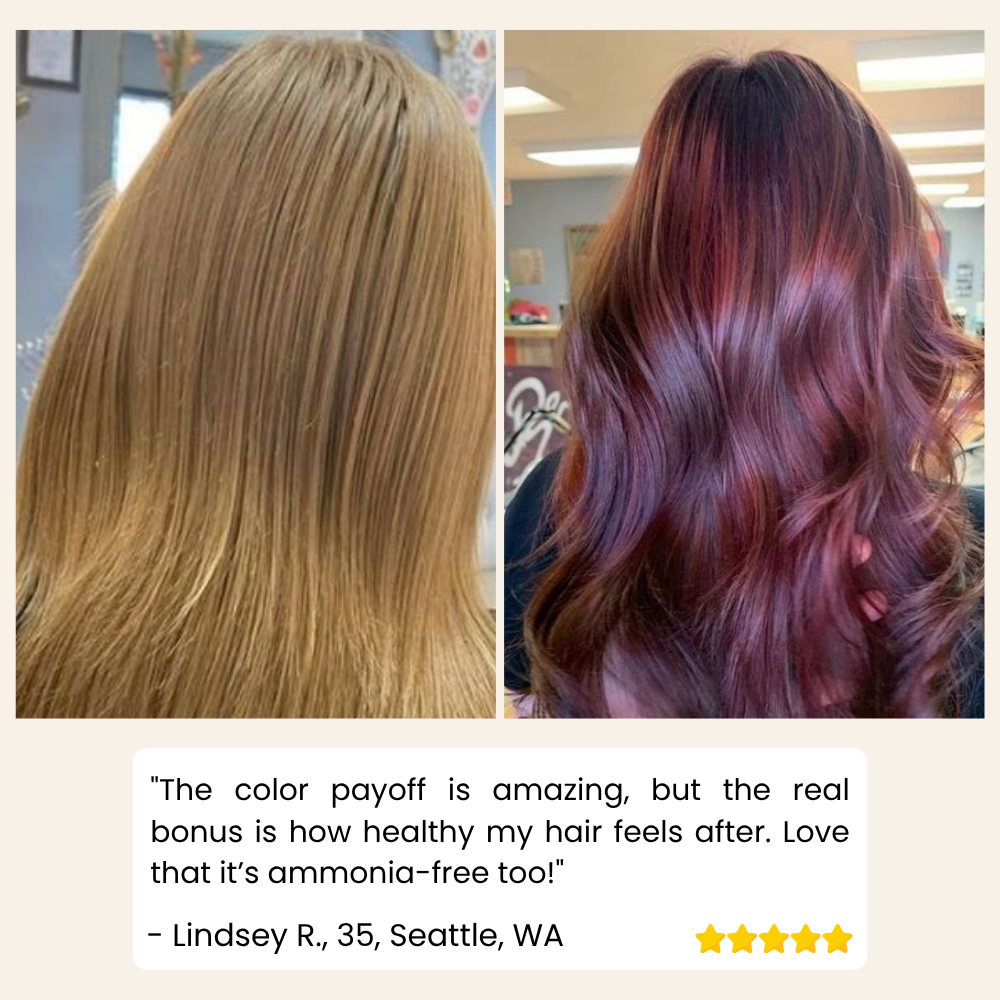 Non-Bleaching Hair Color Dye with Conditioning Formula