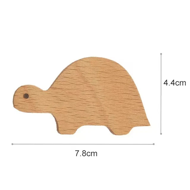 NordicPals - Set houten dierenwandhaken