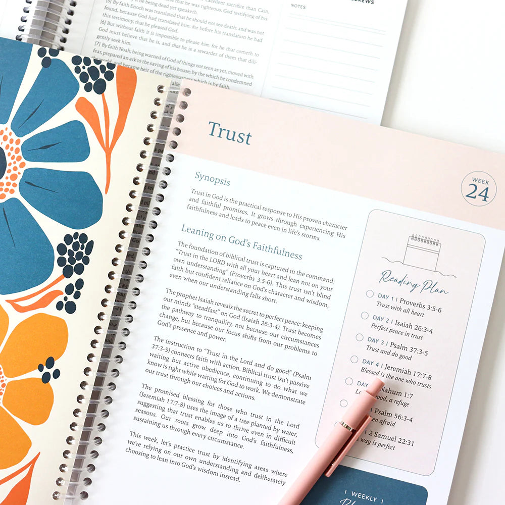 DivineRhythm 52 hetes célirányos bibliai tanulmányozó napló