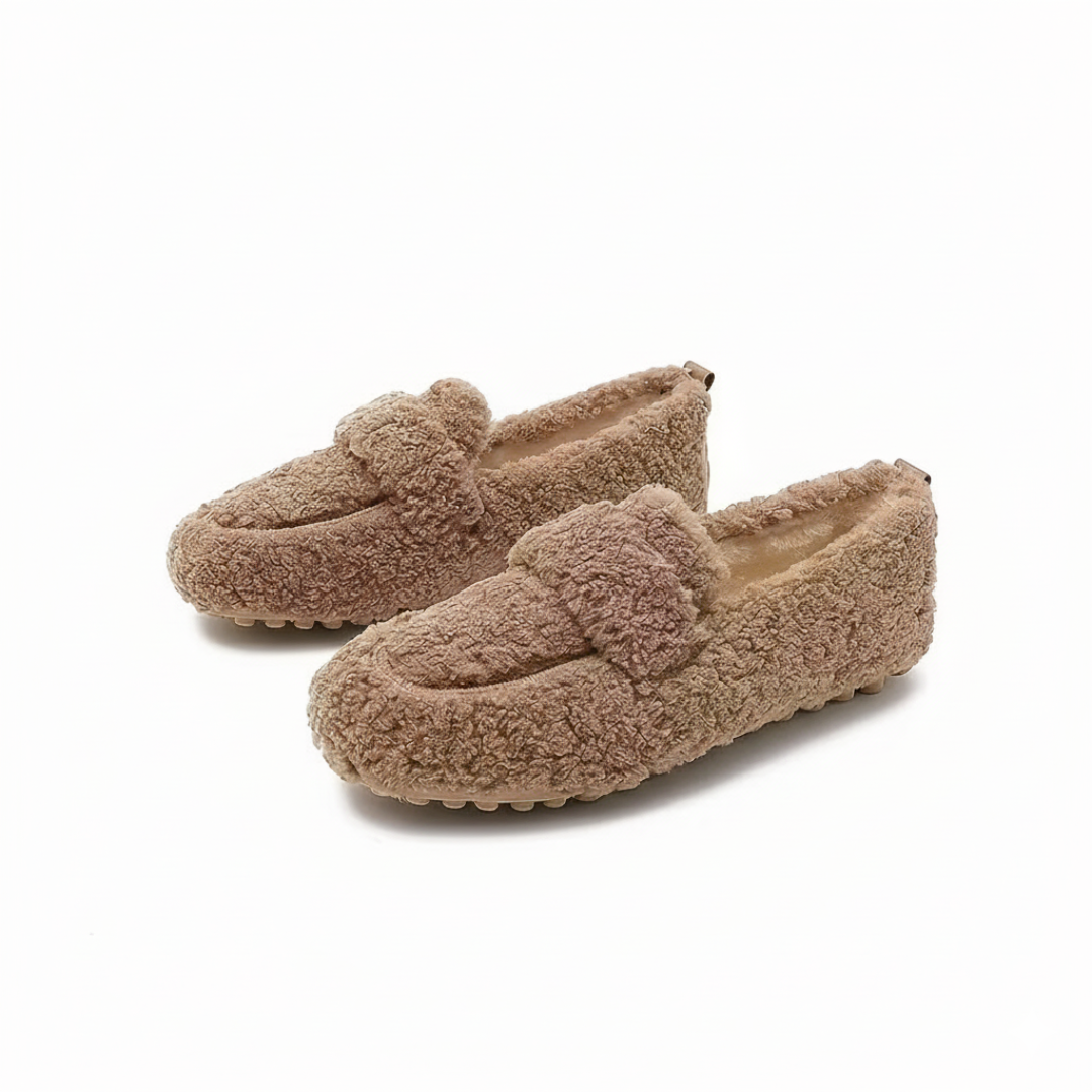 Cozy Moccasin-Style Slippers with Soft Lining