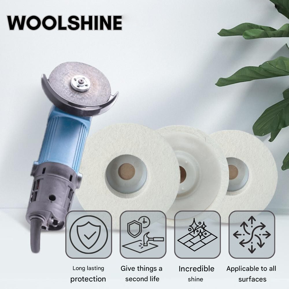 WoolShine - Polishing Wheel for Drill & Surface Finishing