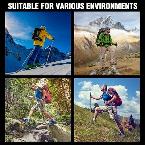 Multi-Function Hiking Stick with Modular Design