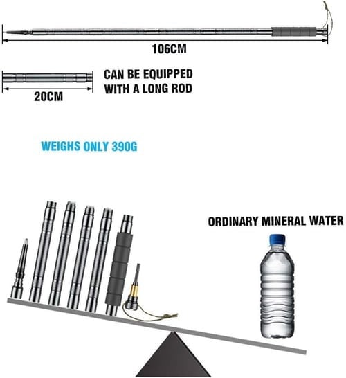 Multi-Function Hiking Stick with Modular Design