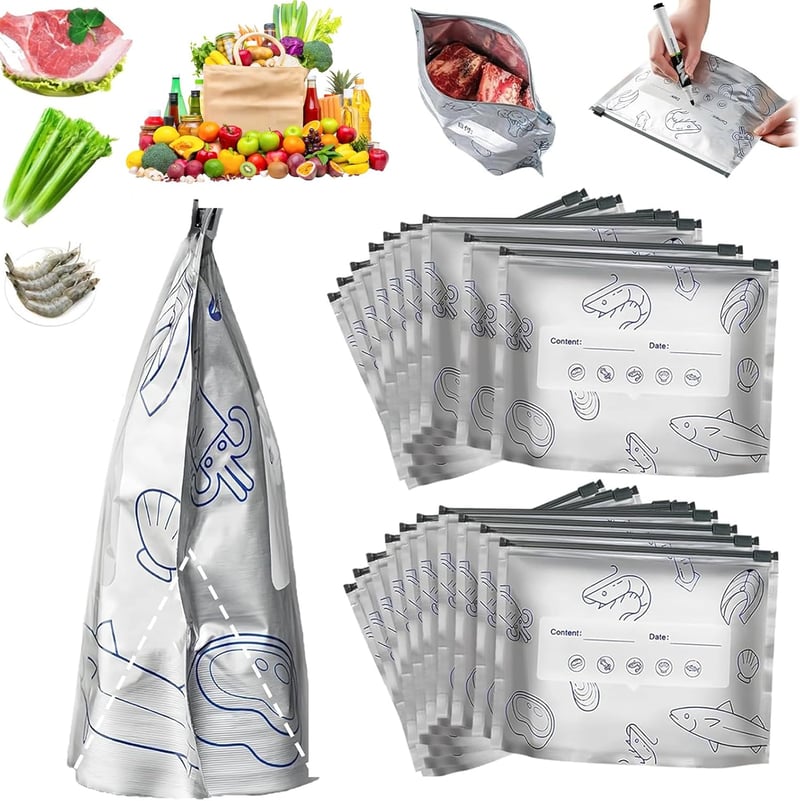 FreshKeep – Reusable Foil Storage Bags