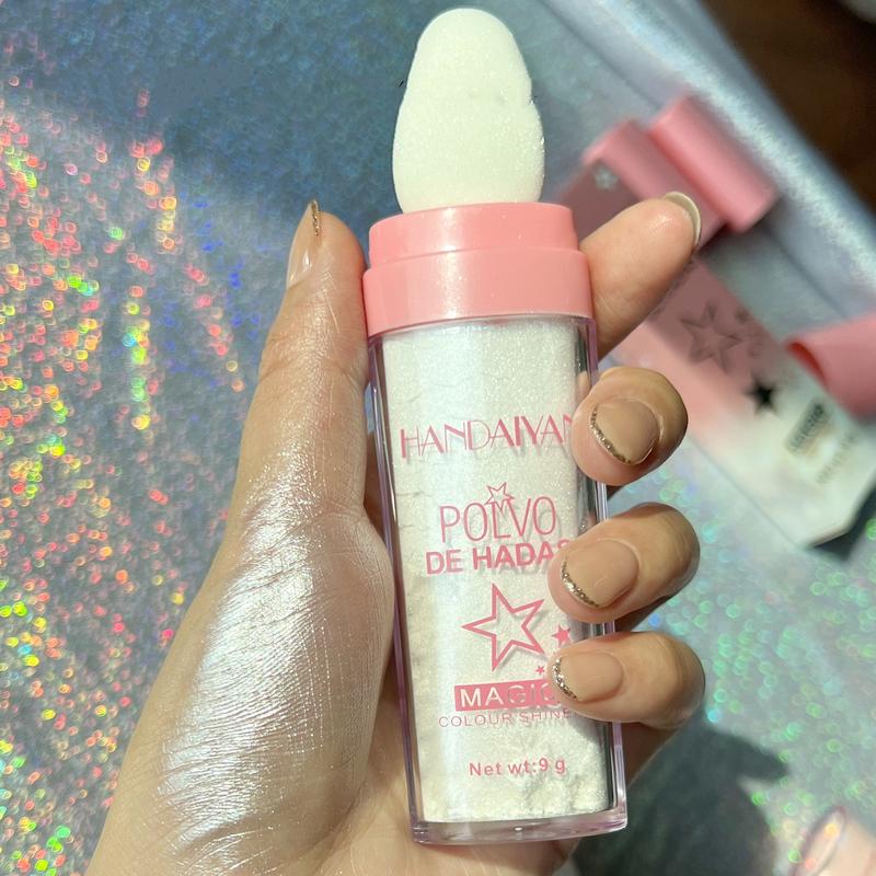 LumaBlaze — Iluminador en barra de polvo nacarado para un brillo radiante en rostro y cuerpo