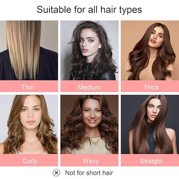 Satin Smooth Heatless Curlers – No-Heat Hair Styling Set