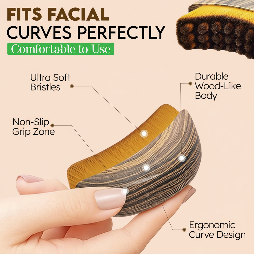 ContourCraft – Arcmasszázskefe formázott hatású bőrért