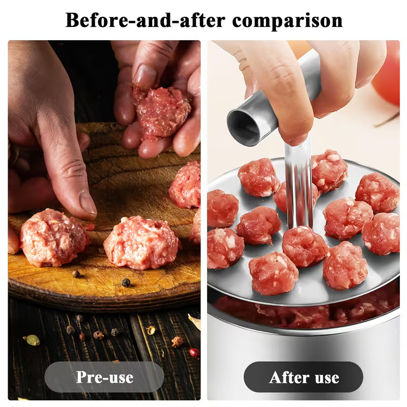 MeatPress - Stainless Steel Meatball Maker Mold