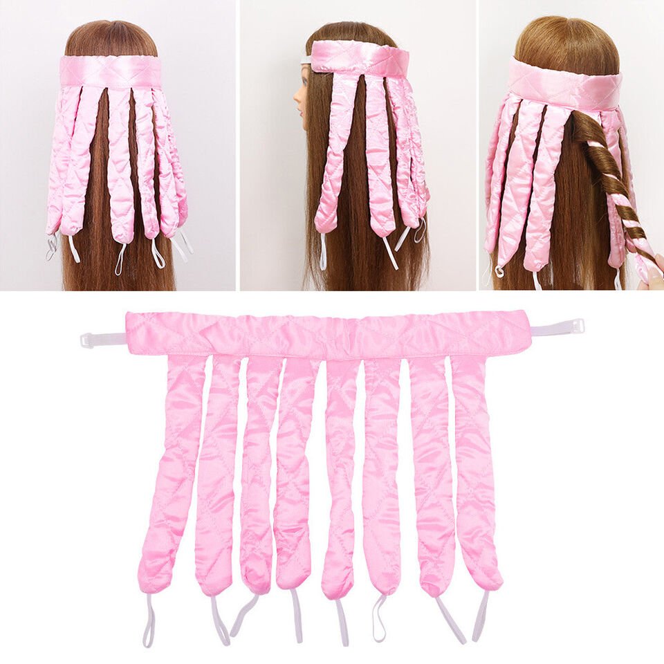 LuxeCurlPro — Set de diadema para rizos sin calor para peinar el cabello durante la noche