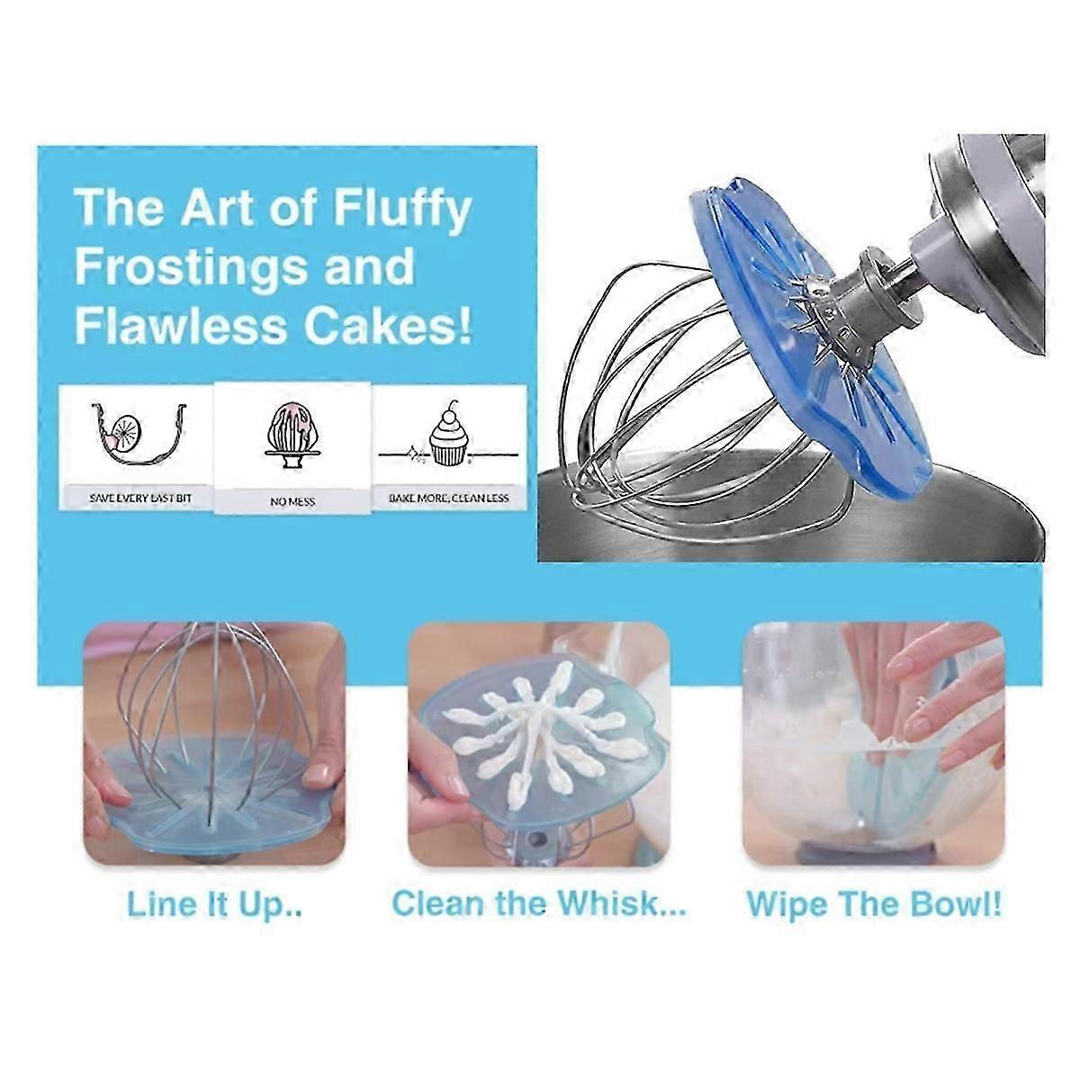 WhiskGuard ― 据え置き式攪拌機用 飛び散り防止 混ぜ合わせカバー