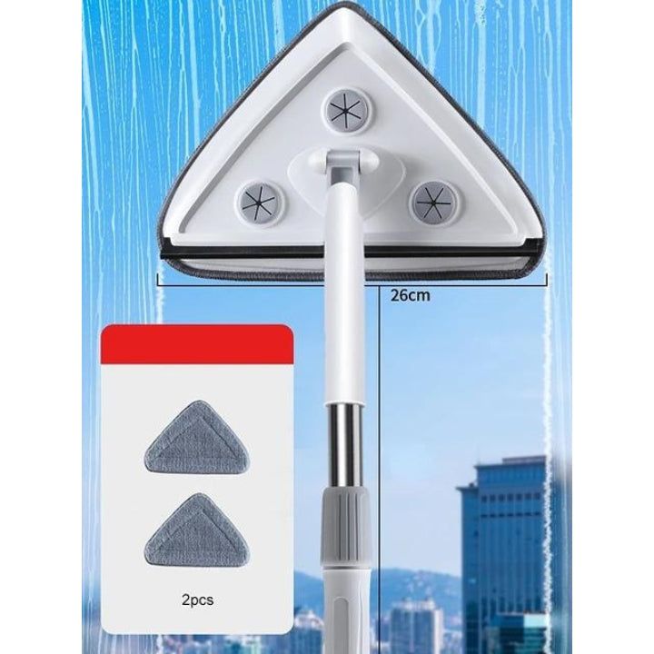 VortiClean — Triangle Microfiber Window Cleaning Mop