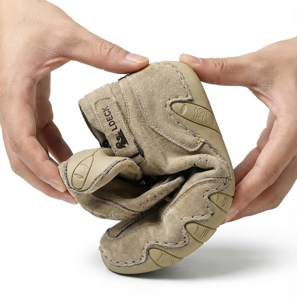 Supportive High-Top Shoes with Stable Heel Design