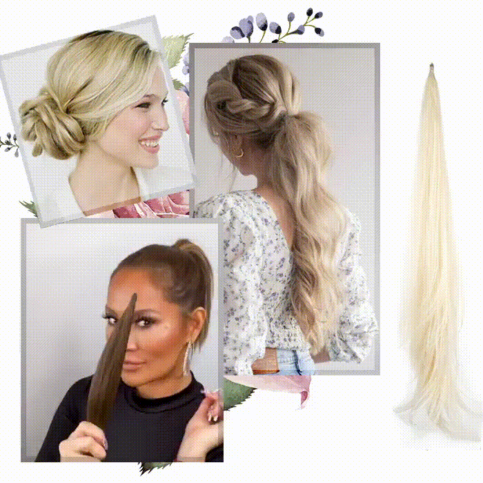 Clip-In Ponytail Hair Extension for Instant Volume & Length