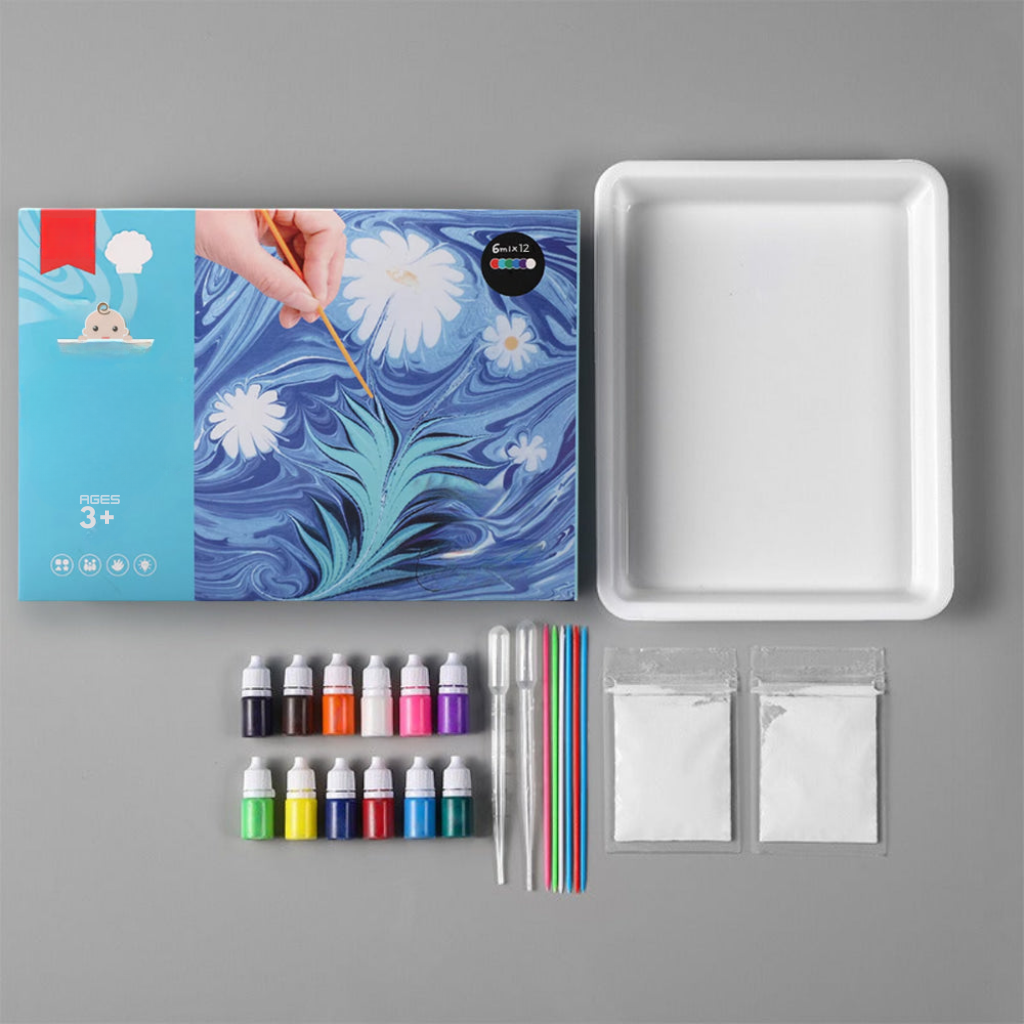 ColorBurst Splash — 創造的なクラフトやDIYプロジェクトに最適なマーブリングペイントアートキット