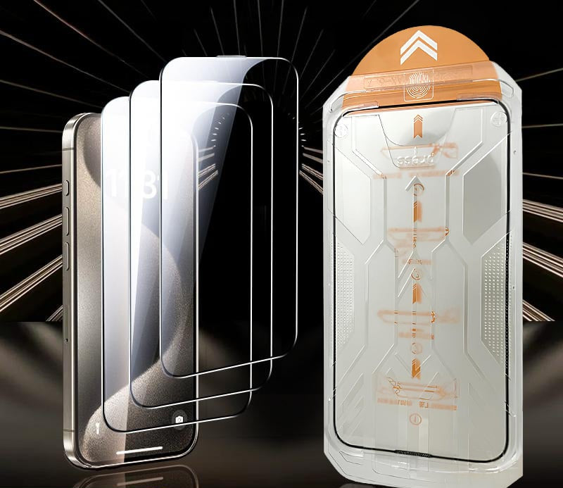 GlideClear unsichtbare Bildschirmschutzfolie für die iPhone 16-Serie