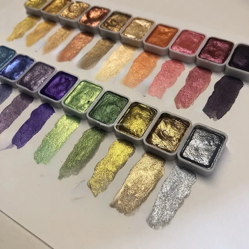 LuminaBurst™ Mineralpigmente — Entfache deine Kunst mit atemberaubenden, strahlenden Farben, die jeden Blick fesseln