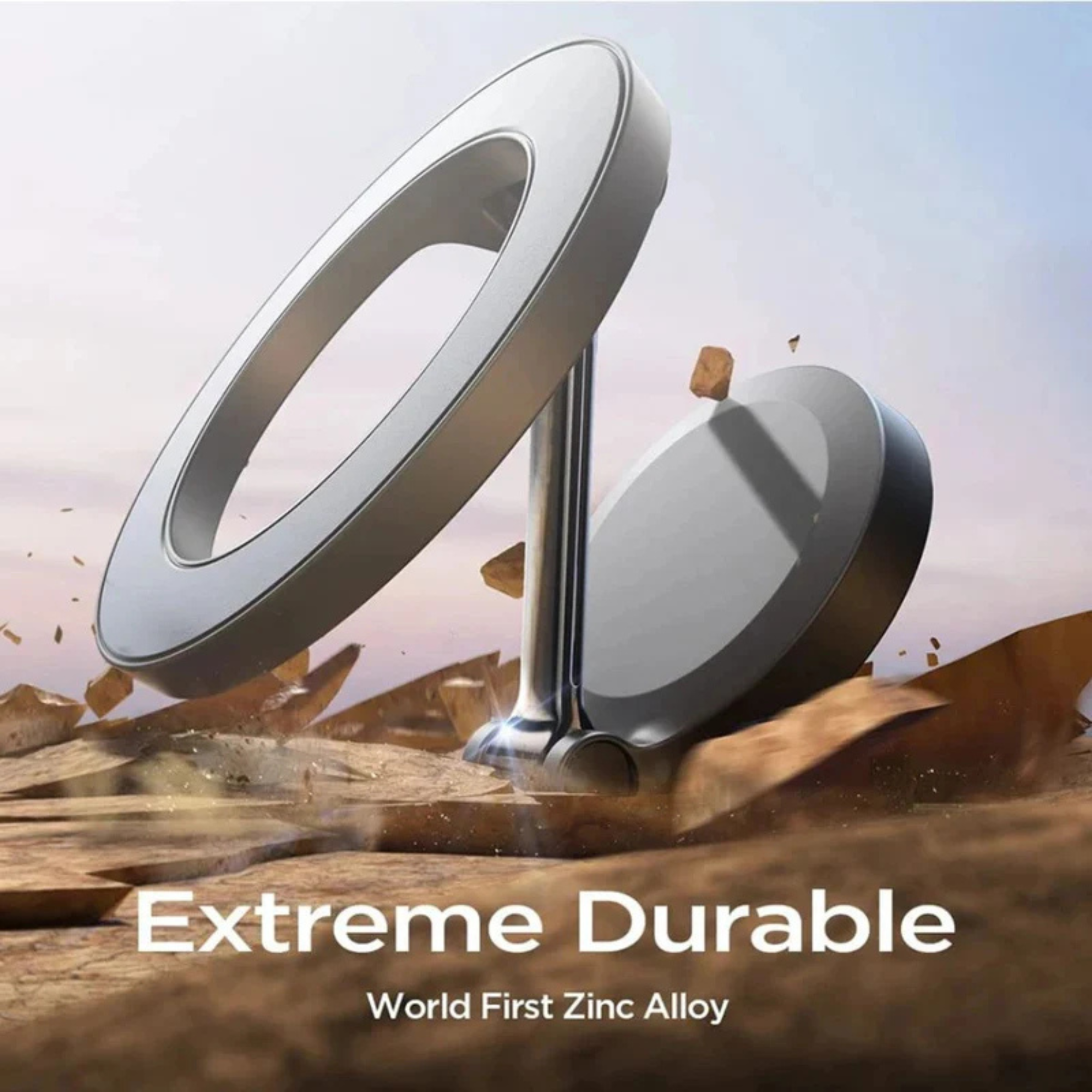 IronClutch — Magneettinen auton puhelinteline kojelaudalle, 360° kääntö