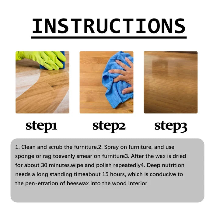 蜜蝋―天然微乳化の木材つや出し噴霧剤