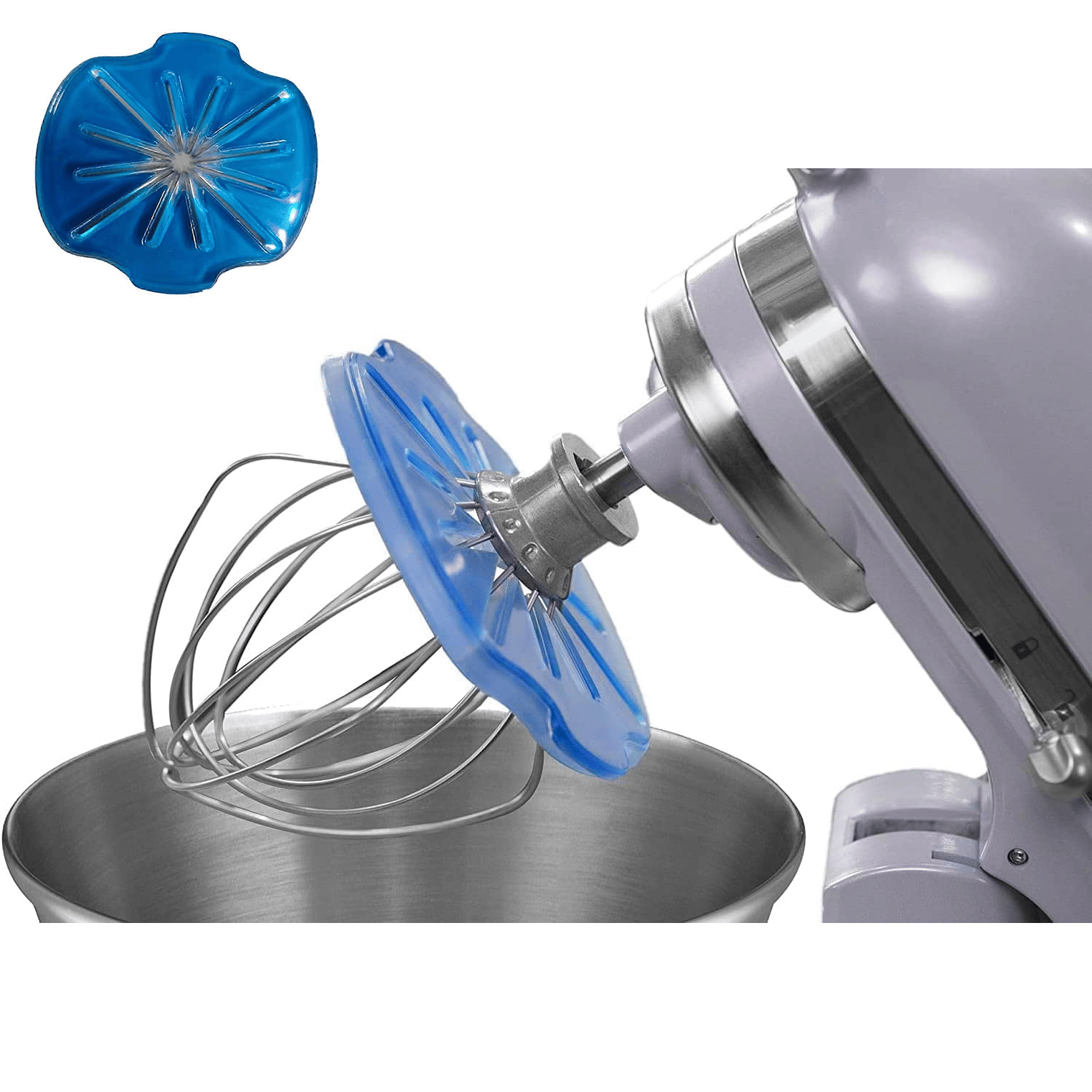 WhiskGuard ― 据え置き式攪拌機用 飛び散り防止 混ぜ合わせカバー