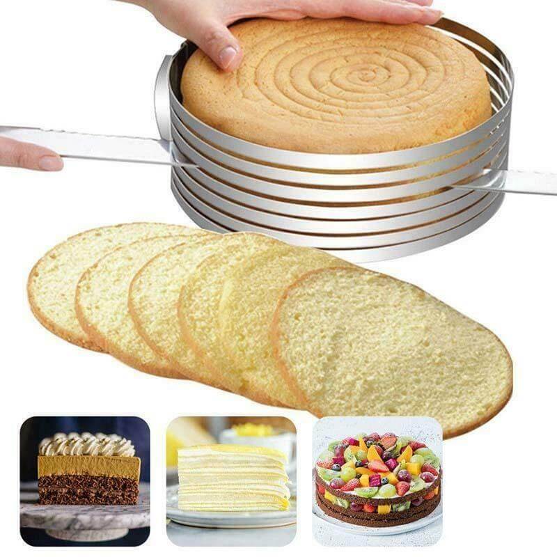 LayerMaster — Verstellbarer Tortenring für Schichtkuchen und Backprojekte