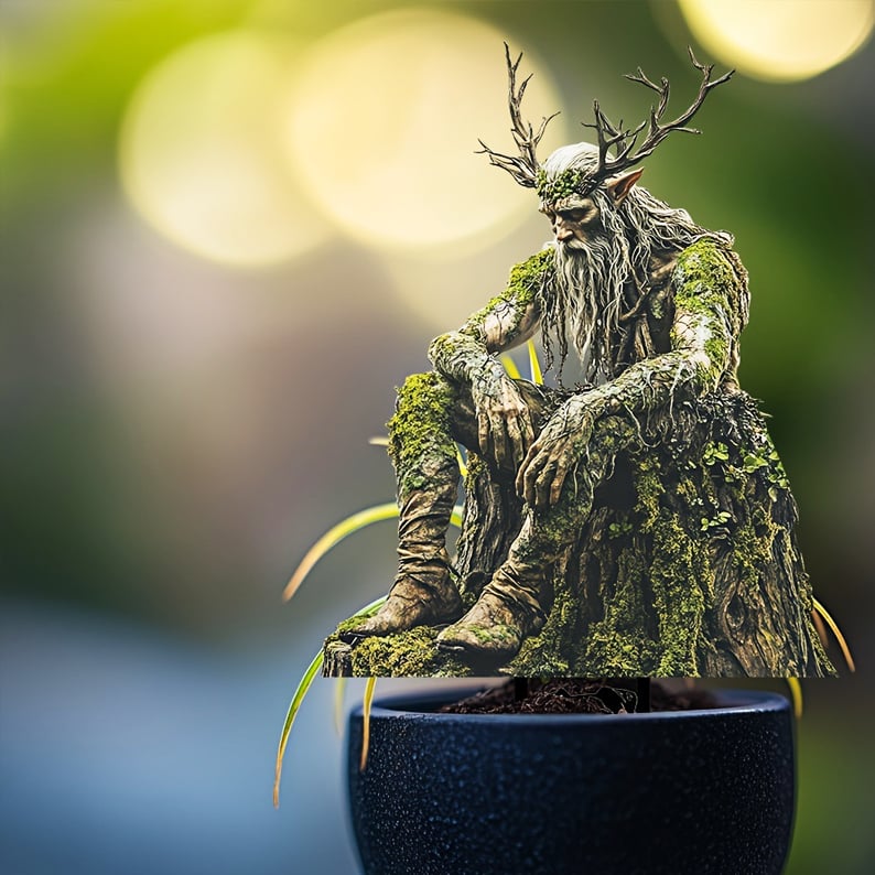 MysticBloom - Piquet decorativo da giardino incantato per esterni