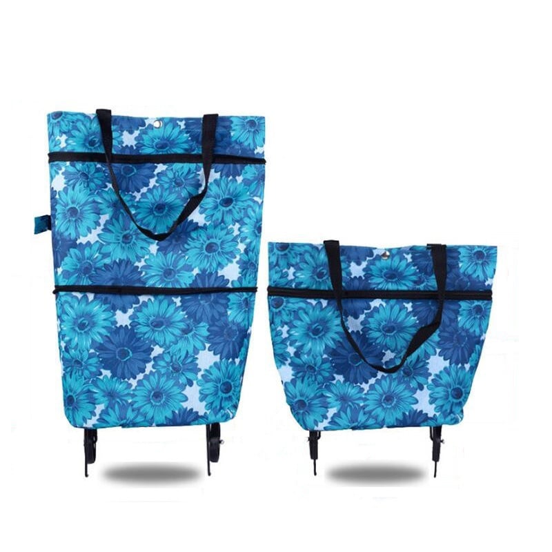 GreenFold – Kompakt, összehajtható kerekes bevásárlótáska