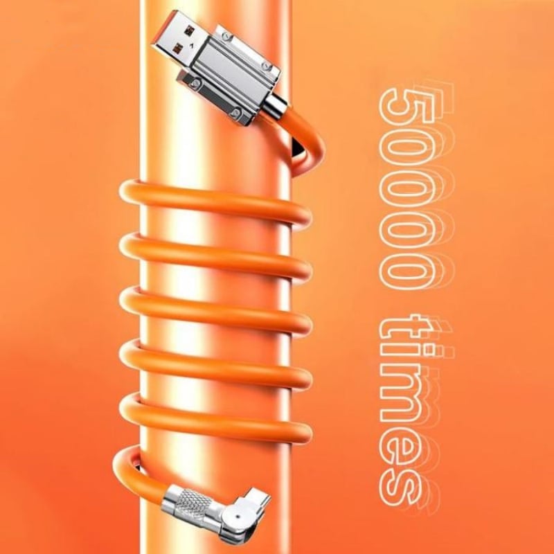 GlowLink – 540°-ban forgatható, fényjelzős gyorstöltő kábel