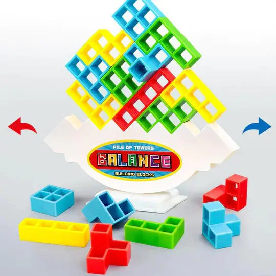 Balance Stacking Game for Kids – Interactive Building Blocks Family Board Game