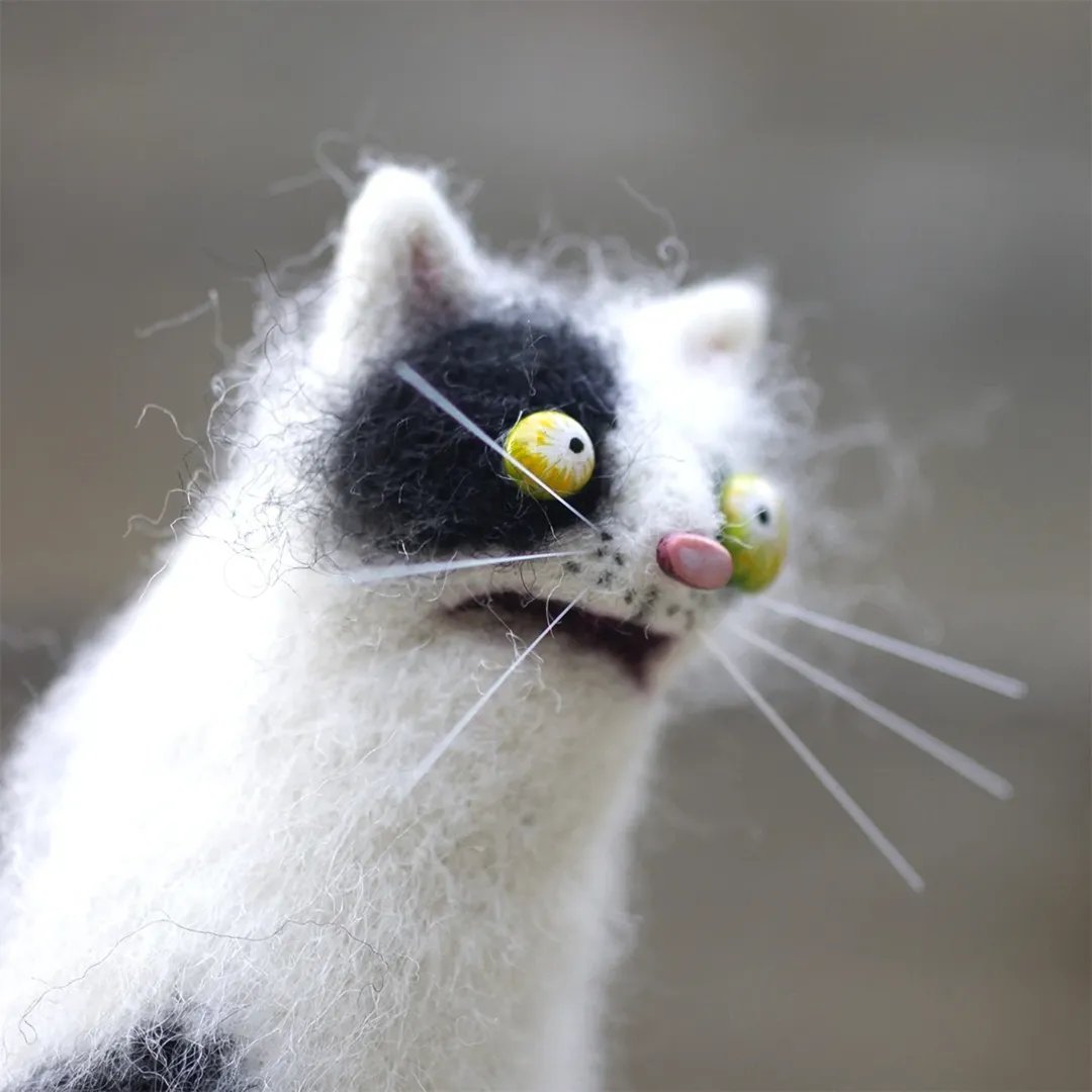 Gyapjúfilc állatfigurák – egyedi, kézzel készített kis társak