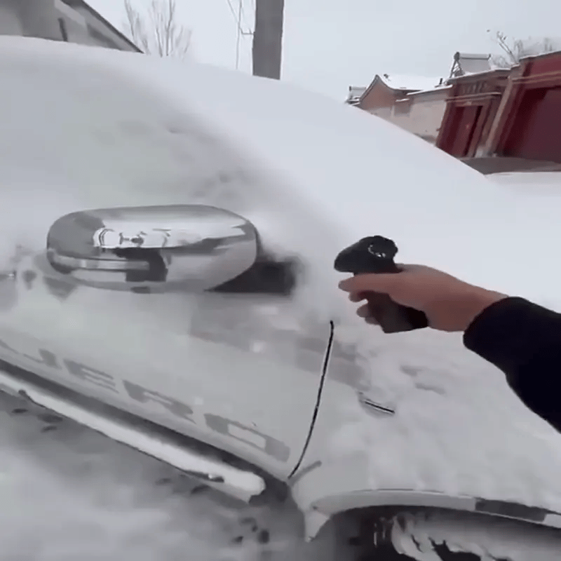 BlizSweep — Hand-Schneefräse mit LED-Leuchte