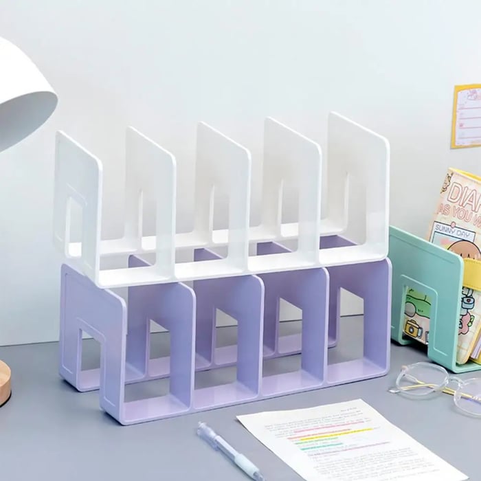 StackStorm — Adjustable Desk Book Organizer for Books and Documents