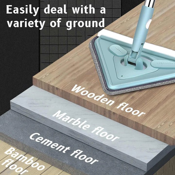 VortiClean — Triangle Microfiber Window Cleaning Mop