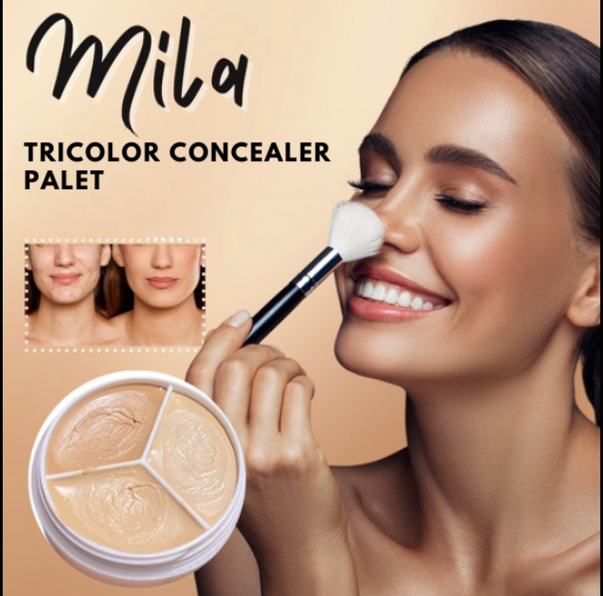 Mila - Tricolor Concealer Palette