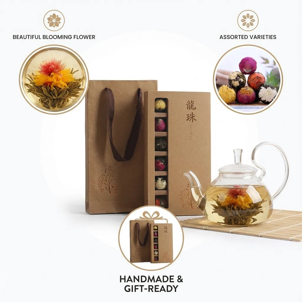 Blooming Pu-erh Flower Tea Balls