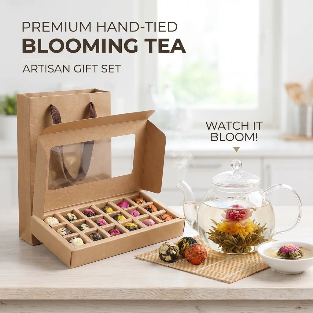 Blooming Pu-erh Flower Tea Balls