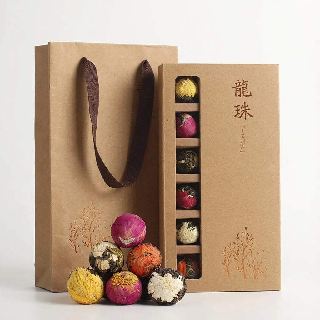 Blooming Pu-erh Flower Tea Balls