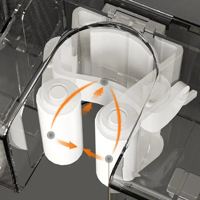 Wall-Mounted Mop and Broom Holder with Hooks (Multi-Slot Organizer)