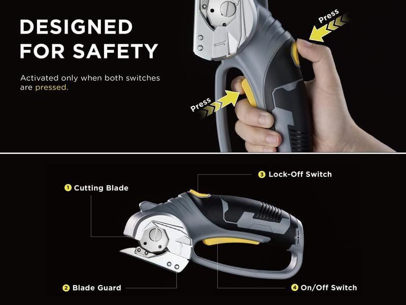 SwiftCut – Újratölthető elektromos olló szövethez és kézimunkához