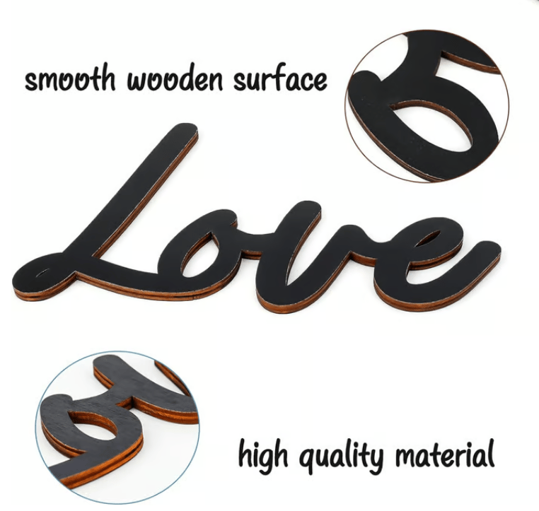 HearthSign Wall Lettering – No-Drill Decorative Script