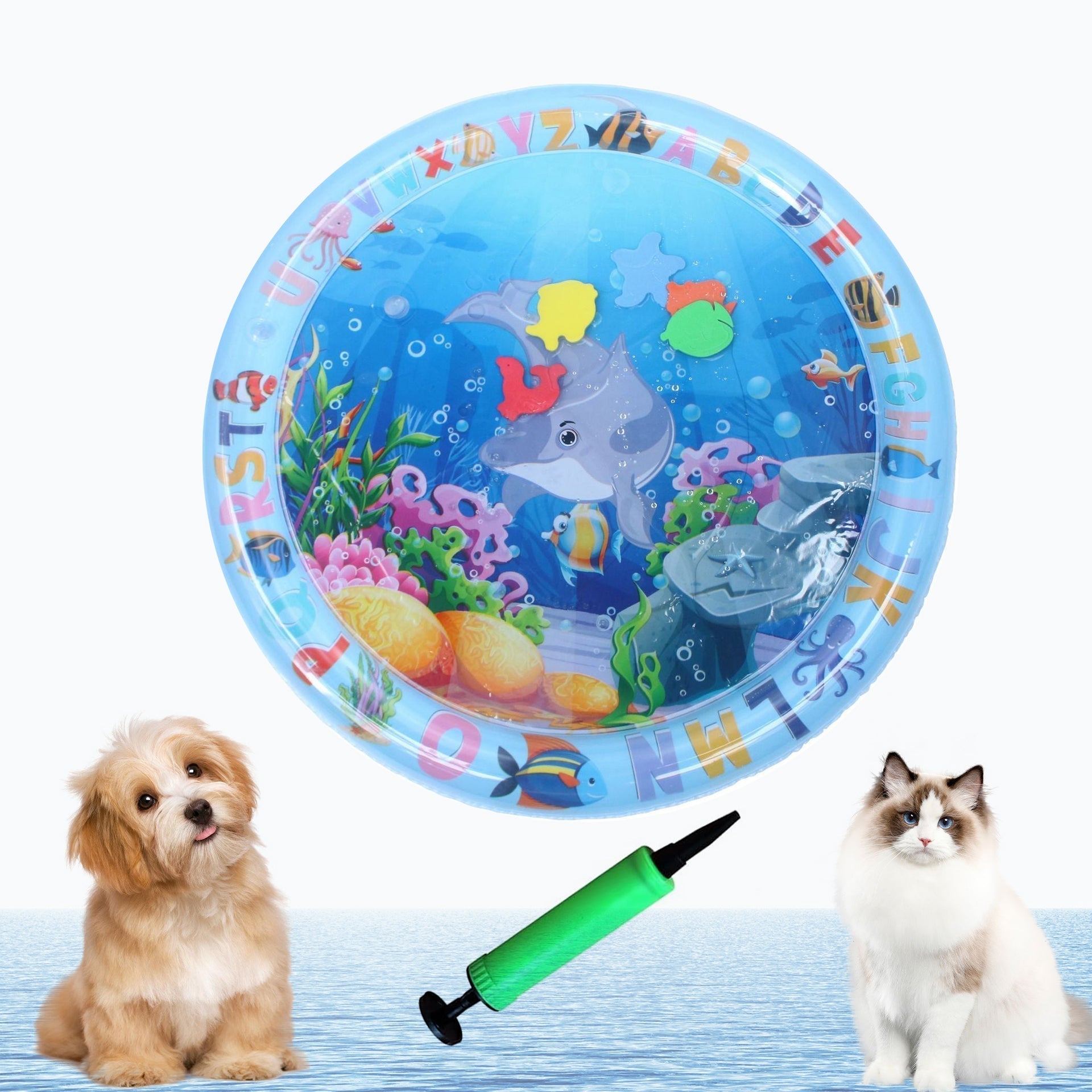 AquaWhisk — Water Play Mat for Cats – Interactive Splash Toy