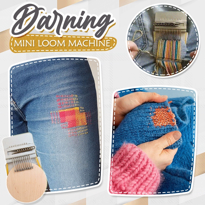 DarnMaster - Mini Loom Tool for Clothing Repair & Darning