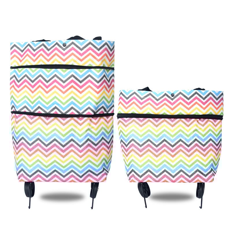 GreenFold – Kompakt, összehajtható kerekes bevásárlótáska