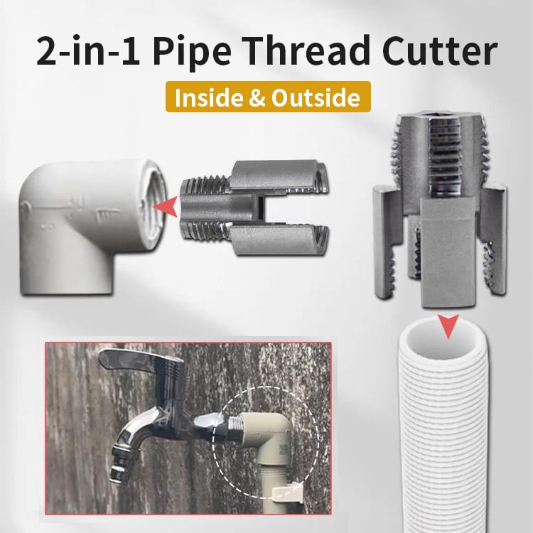 FlowThread — Internal and External Pipe Threading Tool for Pipe Rep