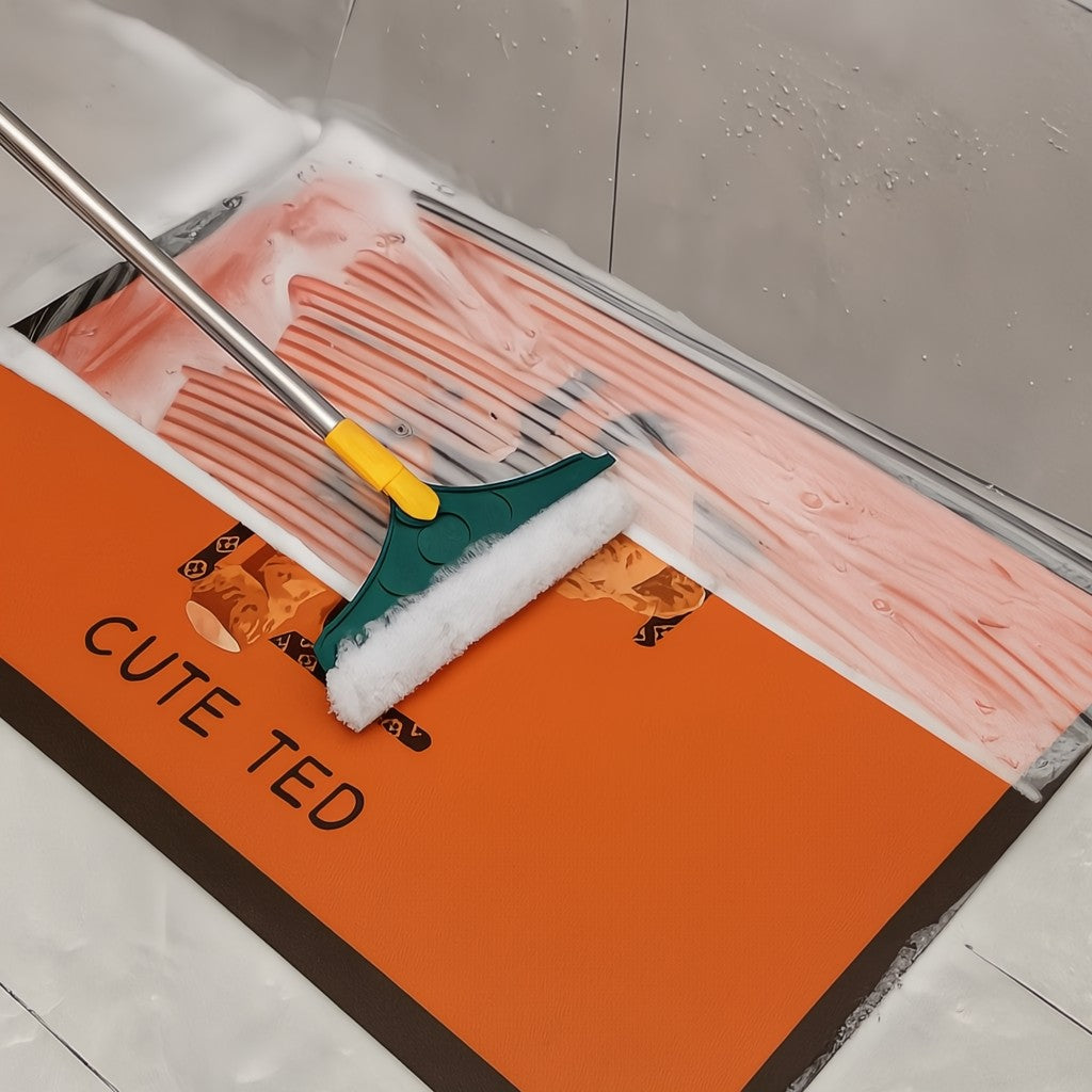 2-in-1 Rotating Floor Brush – Corner & Joint Cleaning Tool