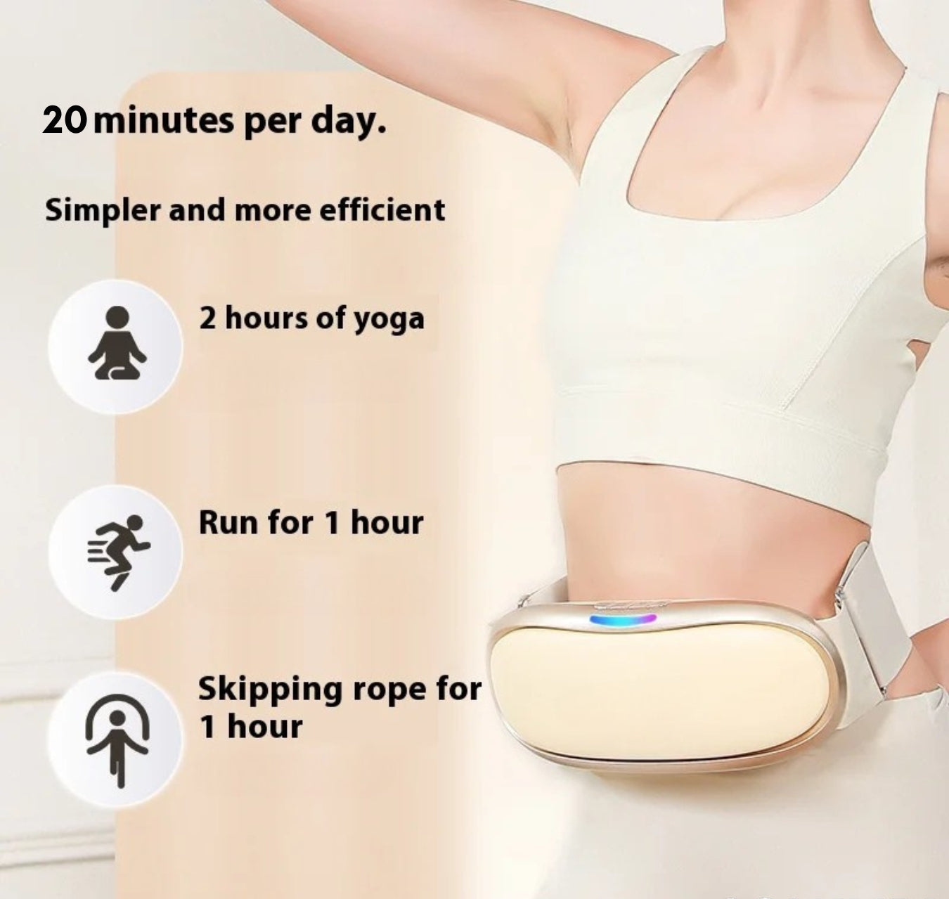 HeatSculpt - Abdominal Slimming & Heating Massage Belt