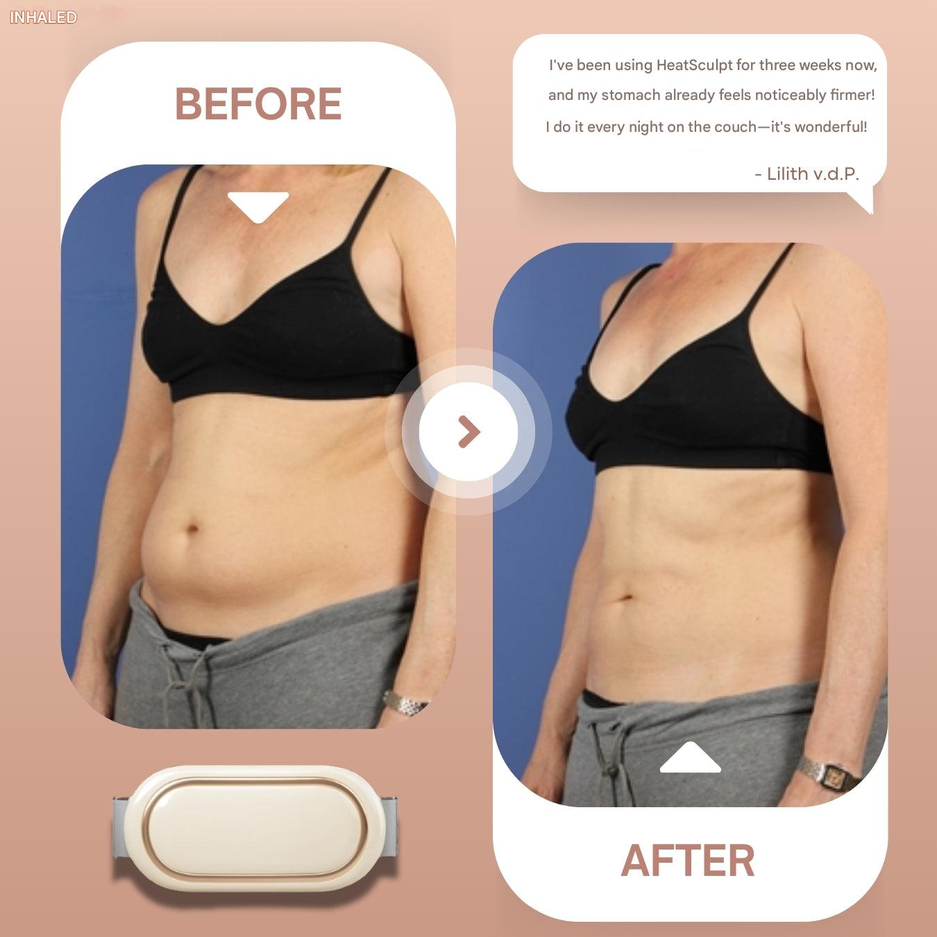 HeatSculpt - Abdominal Slimming & Heating Massage Belt