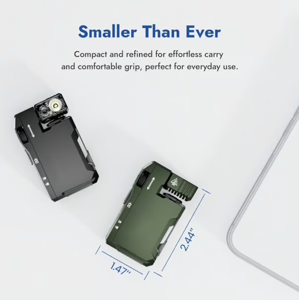 WUBENG5 MicroBeam zseblámpa – 400 lumen, USB‑C-n keresztül újratölthető