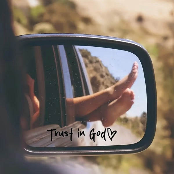 GraceMirror - Inspirational Christian Car Mirror Stickers