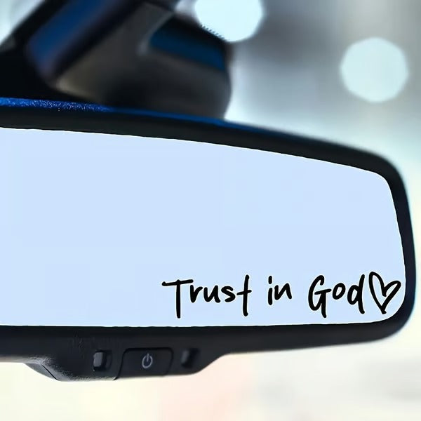 GraceMirror - Inspirational Christian Car Mirror Stickers