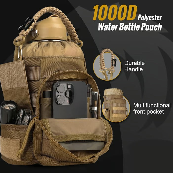 HydraCore Butelka na wodę 64oz z izolacją termiczną i pokrywką ze słomką